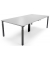 Konferenztisch System MODUL, stufenlos h&ouml;henverstellbar 65-85cm (H), 240x120cm (BxT), 12 Personen, rechteckig, lichtgrau / schwa