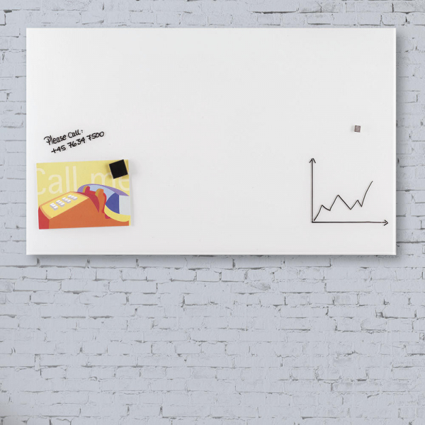 4251797821323 - Weißwandtafel Glas beschreibbar und magnethaftend 4251797821323 Deskin