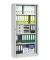 Stahlschrank 294909, abschlie&szlig;bar, 5 OH, lichtgrau, 92x195x42cm (BxHxT)
