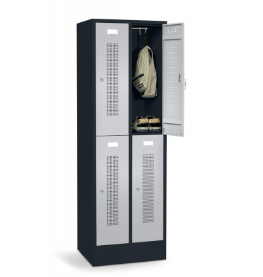 Doppelstöckiger Spind SYSTEM SP1 mit Sockel