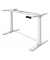 Schreibtischgestell Flex Modul, elektrisch höhenverstellbar, 58-123cm (H), 120-240x205mm (BxT), T-Fuß-Gestell, weiß