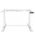 Schreibtischgestell Flex Modul, elektrisch höhenverstellbar, 58-123cm (H), 120-240x205mm (BxT), T-Fuß-Gestell, weiß