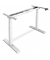 Schreibtischgestell Flex Modul, elektrisch höhenverstellbar, 58-123cm (H), 120-240x205mm (BxT), T-Fuß-Gestell, weiß