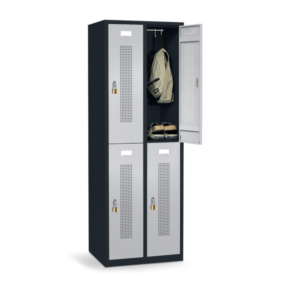 4255704315561 - Doppelstöckiger Spind SYSTEM SP1 ohne Unterbau 4255704315561 Deskin