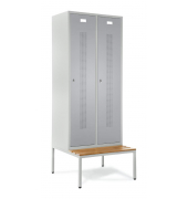 Garderobenspinde SYSTEM SP1 mit Sitzbank