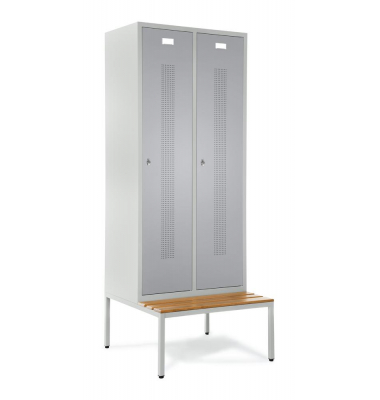 Garderobenspinde SYSTEM SP1 mit Sitzbank Garderobenspinde SYSTEM SP1 mit Sitzbank