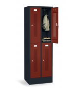 Doppelstöckiger Spind SYSTEM SP1 mit Sockel