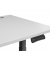 Sitz-Steh-Schreibtisch FLEX MODUL, elektrisch höhenverstellbar, 60,5-125,5cm (H), 160x80cm (BxT), rechteckig, ahorn / schwarz