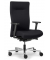 B&uuml;rostuhl DV BIG PLUS BS200, schwarz / silber, mit Armlehnen, bis 200kg, ohne Kopfst&uuml;tze