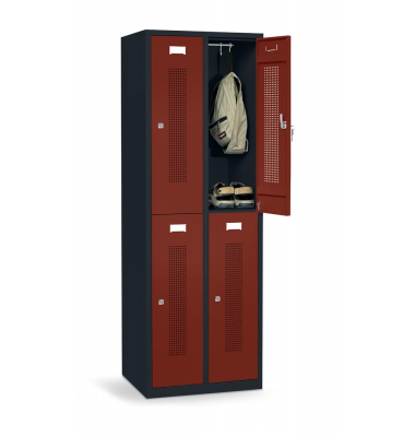 Doppelstöckiger Spind SYSTEM SP1 ohne Unterbau