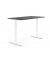 Sitz-Steh-Schreibtisch FLEX MODUL, elektrisch h&ouml;henverstellbar, 60,5-125,5cm (H), 160x80cm (BxT), rechteckig, anthrazit / wei&szlig;