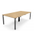 Konferenztisch 349192, manuell höhenverstellbar 65-85cm (H), 320x160cm (BxT), 12 Personen, rechteckig, buche / schwarz