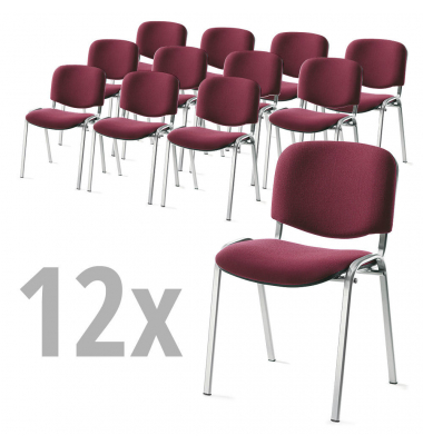 12er SET - Besucherstühle ISO
