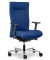 B&uuml;rostuhl DV BIG PLUS BS200, blau / silber, mit Armlehnen, bis 200kg, ohne Kopfst&uuml;tze
