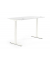 Sitz-Steh-Schreibtisch FLEX MODUL, elektrisch höhenverstellbar, 60,5-125,5cm (H), 120x80cm (BxT), rechteckig, weiß / weiß