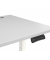 Sitz-Steh-Schreibtisch FLEX MODUL, elektrisch höhenverstellbar, 60,5-125,5cm (H), 120x80cm (BxT), rechteckig, weiß / weiß