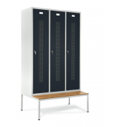 Garderobenspinde SYSTEM SP1 mit Sitzbank