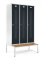 Garderobenspinde SYSTEM SP1 mit Sitzbank