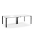 Konferenztisch System MODUL, manuell h&ouml;henverstellbar 65-85cm (H), 240x120cm (BxT), 12 Personen, rechteckig, wei&szlig; / schwarz