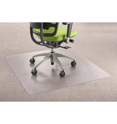 DESKIN Bodenschutzmatte aus PET für Teppichboden - Bürobedarf