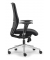 Bürostuhl DV 100 PRO, schwarz / silber, mit Armlehnen, bis 110kg, ohne Kopfstütze