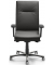 Bürostuhl VIANO, schwarz / silber, mit Armlehnen, bis 150kg, ohne Kopfstütze