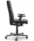 Bürostuhl VIANO, schwarz / silber, mit Armlehnen, bis 150kg, ohne Kopfstütze
