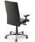 Bürostuhl VIANO, schwarz / silber, mit Armlehnen, bis 150kg, ohne Kopfstütze