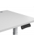 Sitz-Steh-Schreibtisch FLEX MODUL, elektrisch höhenverstellbar, 60,5-125,5cm (H), 160x80cm (BxT), rechteckig, ahorn / silber