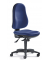 Bürostuhl COMFORT S, blau / schwarz, bis 110kg, ohne Kopfstütze