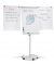 Flipchart, 275312, 68x105cm (BxH), wei&szlig;, mit Rollen, mit 2 Seitenarmen