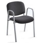 Besucherstuhl ISO mit Armlehnen