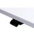 Sitz-Steh-Schreibtisch XMST, elektrisch h&ouml;henverstellbar, 71-120cm (H), 200x100cm (BxT), rechteckig, wei&szlig; / silber