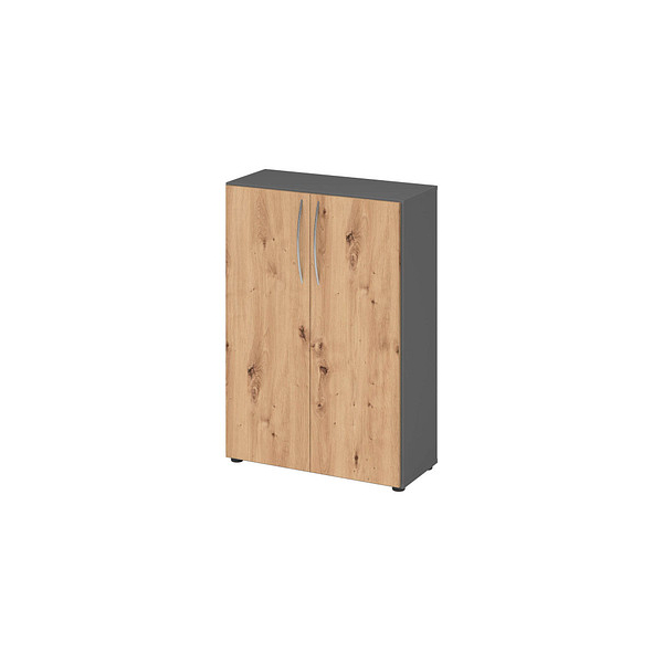 4032062305201 - Aktenschrank 4550 V4550 G R BM nein 3 OH grafit asteiche 80x1144x346cm (BxHxT) 4032062305201 Hammerbacher