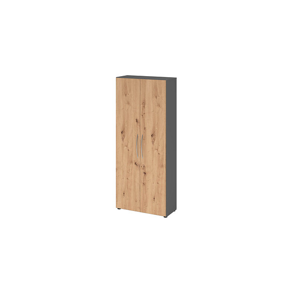 4032062305317 - Aktenschrank 4100 V4100 G R BM nein 5 OH grafit asteiche 80x188x346cm (BxHxT) 4032062305317 Hammerbacher