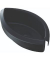 Papierkorbabfalleinsatz 1816-13, 2 Liter, oval, schwarz Papierkorbabfalleinsatz 1816-13, 2 Liter, oval, schwarz