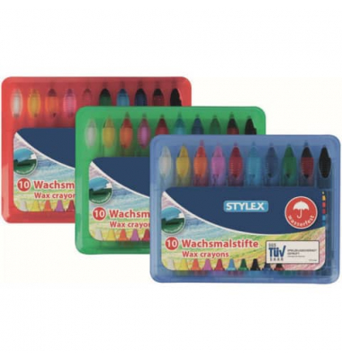 Wachsmalkreide 28215 Etui farbig sortiert rund 16x110mm in Schiebehülse Wachsmalkreide 28215 Etui farbig sortiert rund 16x110mm in Schiebehülse