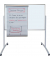 Kombistellwand PRO Mobil, MTF801312, 76x121cm, lackiert, Aluminium