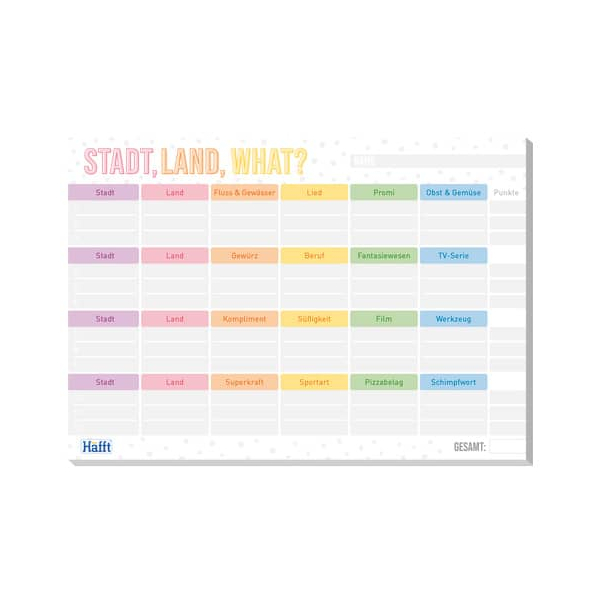 4029357072733 - Stadt-Land-Fluss-Block A5 50BL 4029357072733 TRENDSTUFF 4029357072733 - Stadt-Land-Fluss-Block A5 50BL 4029357072733 TRENDSTUFF