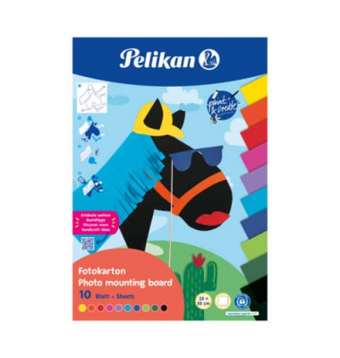 Fotokarton 101639, farbig sortiert, 22x32cm, 270g