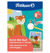 Malbuch Verbastelbuch Tierreich