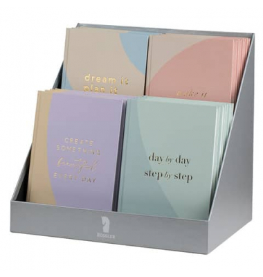 Notizbuch 18831881991, My Journal, farbig sortiert, A5, punktkariert, 96 Blatt / 192 Seiten