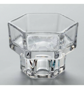 Kerzenhalter 2 in 1 52519 glasklar 5x5cm 