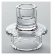 Kerzenhalter 2 in 1 52525 ohne glasklar 6,5x6,5x7cm 