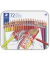 Buntstifte-Set, 175 M72, farbig sortiert, sechskant, Etui  Metall