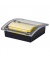 Haftnotizspender KF11398, schwarz/transparent, mit Spender