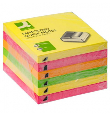 Haftnotizen KF11402, 76x76mm, brillant-sortiert, quadratisch