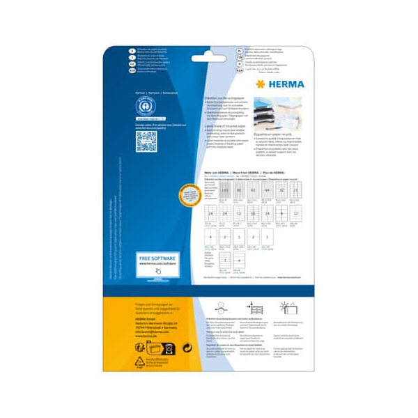 4008705107082 - Etiketten Special 10708 weiß 210x297mm rechteckig 4008705107082 20 Stück