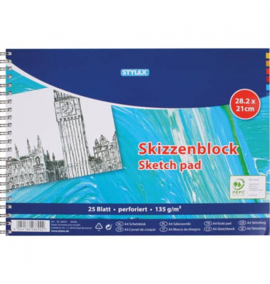 28692 Skizzenblock 140g 25BL A4