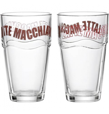134629 Latte Macchiato Glas 6ST 320ml